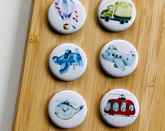 Set - Cars 2 - Magnet / Button