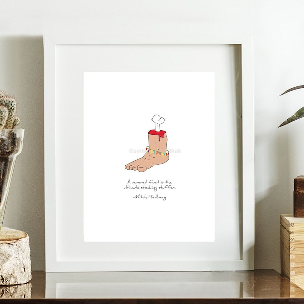 Minimalist Mitch Hedberg Ultimate Stocking Stuffer Print