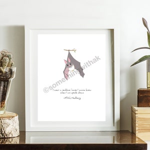 Minimalist Mitch Hedberg Necklace Print
