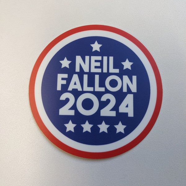 Clutch Neil Fallon for President 2024 3" Round Sticker