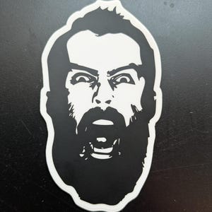 Large Size Clutch Neil Fallon Sticker (QTY 1)