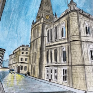 Halifax town hall, Yorkshire