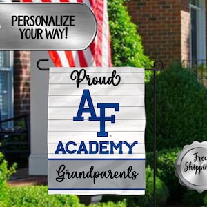 Custom USAFA flag Spirit flag Army flag 12 x 18 Air Force garden flag Outdoor Customized USAFA décor Air Force décor