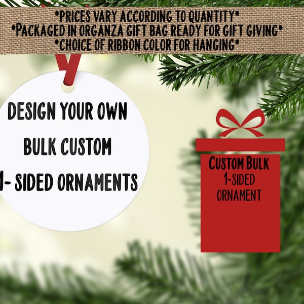 Custom Ornaments Bulk Etsy