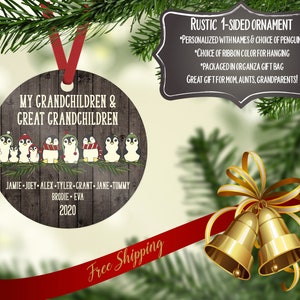 Personalized grandparent ornament ornament for mom grandparent ornaments