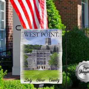 West Point flag Spirit flag Army flag 12 x 18 USMA garden flag Outdoor West Point décor USMA décor