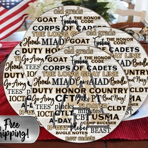 USMA drink coasters West Point decor