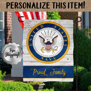 US Navy Garden flag Military garden flags Custom military garden flag