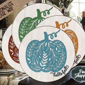 Farmhouse drink coasters Pumpkin coasters Fall coasters Housewarming gift Hostess gift