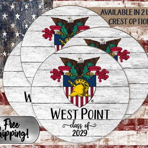 USMA drink coasters West Point decor West Point Graduation gift