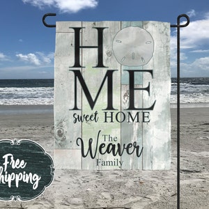 Gepersonaliseerde tuinvlag Aangepaste vlag Beachy Yard Art Tuinvlaggen Tuincadeaus voor moeder Cadeau aangepaste gastvrouw