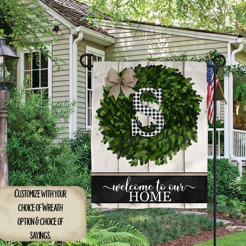 Buffalo Check Personalized Flag New Home Gift Housewarming Etsy