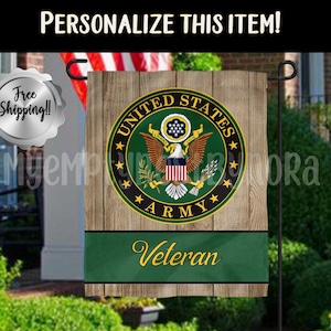 US Army Garden flag Military garden flags Custom military garden flag