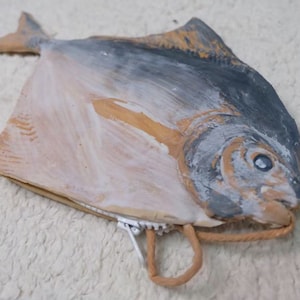 Bolsa de pez Pomfret, Caucho, Regalo de cumpleaños, Regalo de aniversario, Navidad, Bolsa de verano, Divertida