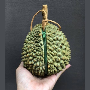 Carteras pequeñas de Durian, de goma, regalo de cumpleaños, regalo de aniversario, Navidad, bolso de verano, bolso divertido