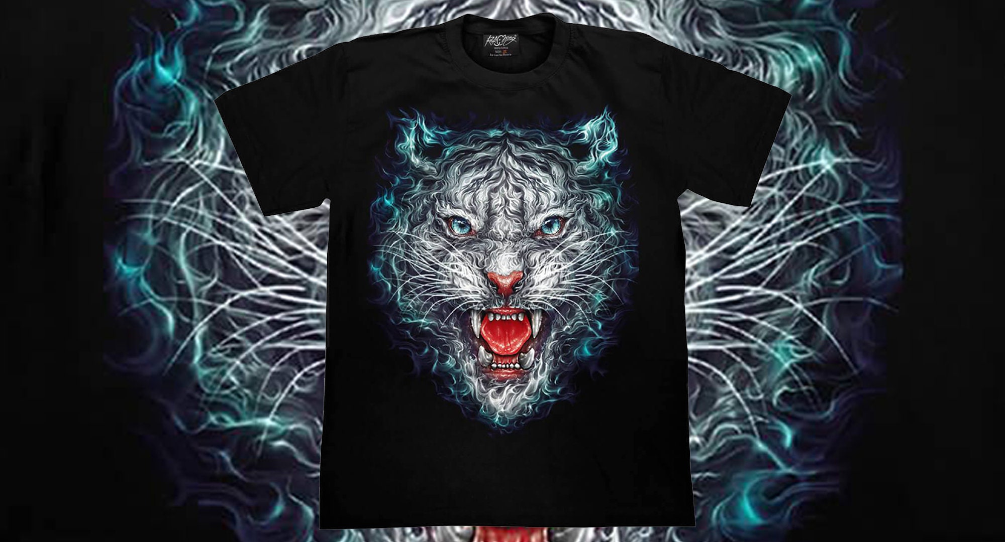 Tiger T-shirts 3D GLOW IN DARK | Etsy 