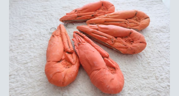 Handmade Rubber Shrimp Wallet: Funny Novelty Bag - Etsy