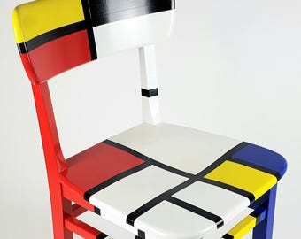 Kunststuhl "Mondrian"