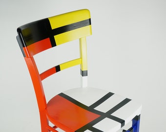 Kunststuhl "Mondrian"