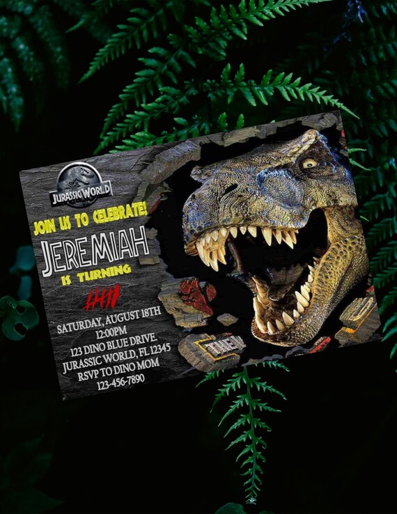 Tarjetas Jurassic Park Zazzle Es