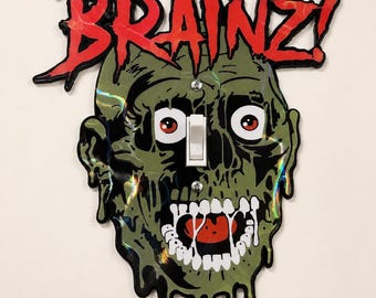 Zombie wall plate Cover, Undead home decor