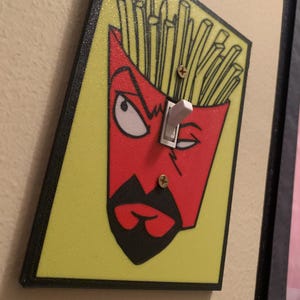 Aqua team hunger force Frylock Meatwad light plate socket cover
