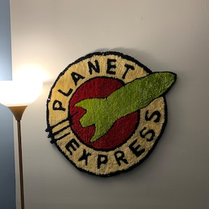 Futurama  Planet express rug Handmade tufted