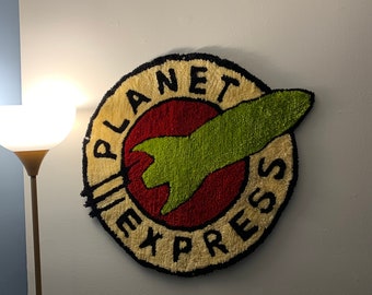 Futurama  Planet express rug Handmade tufted