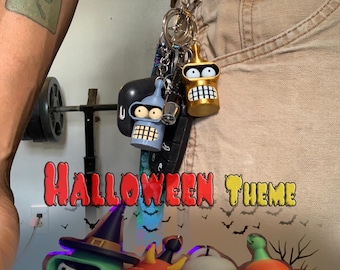 Futurama Bender Zoidberg Keychain