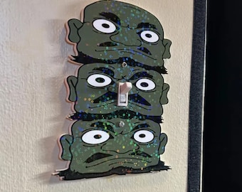 Three Ghoul Stack Light Switch Cover