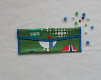 Cutlery pouch - Football (snap button)