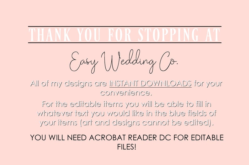 Printable Alcohol Drinks and Bar Decor with a Simple Black Theme for Receptions and Partys 5x7 and 8x10 Shower and Wedding Table Signs