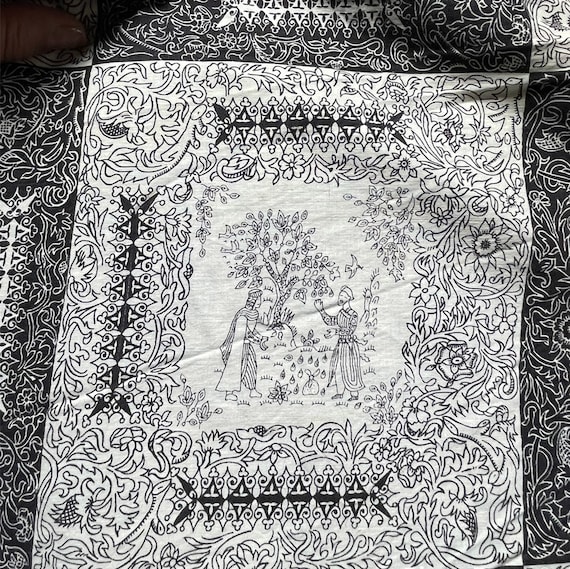 True Vintage 1950’s Novelty Print Skirt - image 4