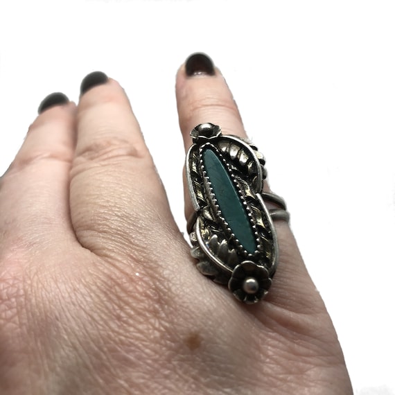 Navajo Navette Ring - image 2