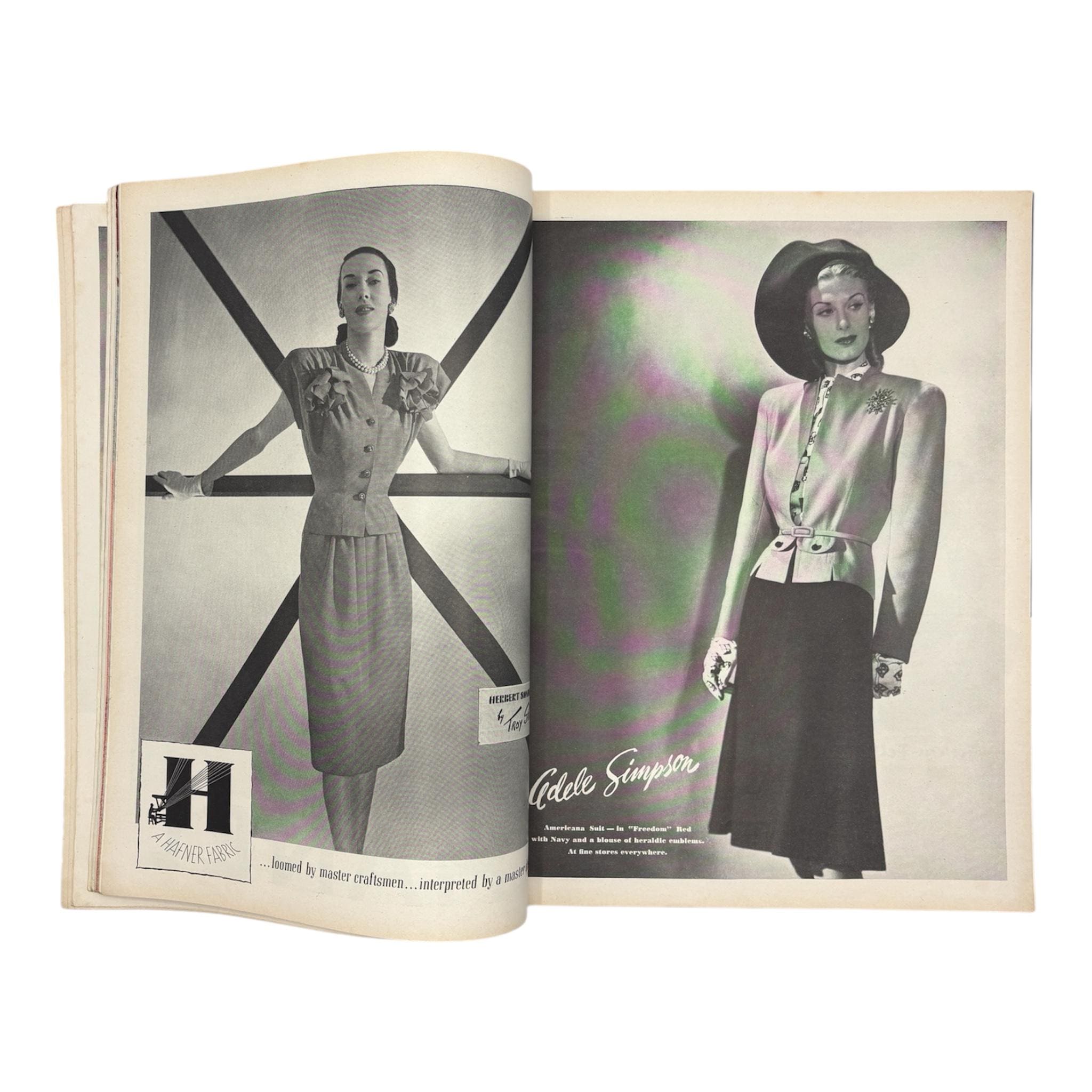 Vintage Vogue Magazine (february 1, 1945) - Etsy