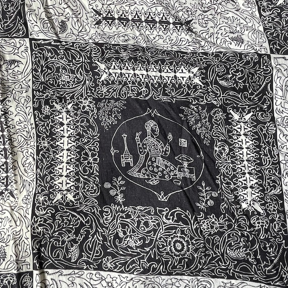 True Vintage 1950’s Novelty Print Skirt - image 3
