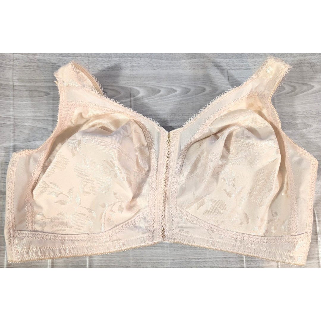 Playtex Bra Plus Size 48DD 48 DD 4695 18 Hour Custom Flex Back Wire ...