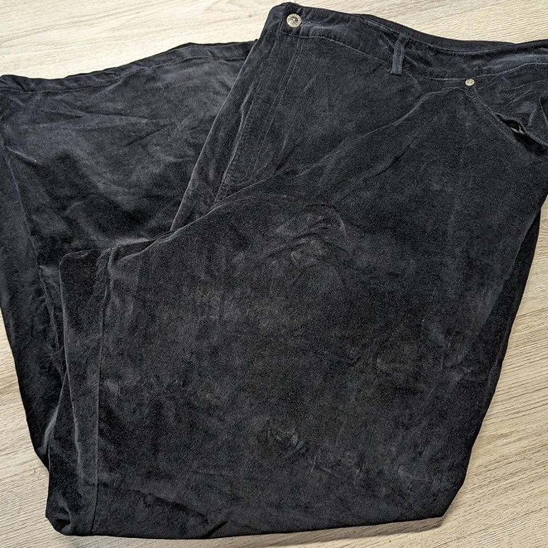 VINTAGE MUSE STRT SPORTS PANTS/COTTON VANISH BLACK main image 1