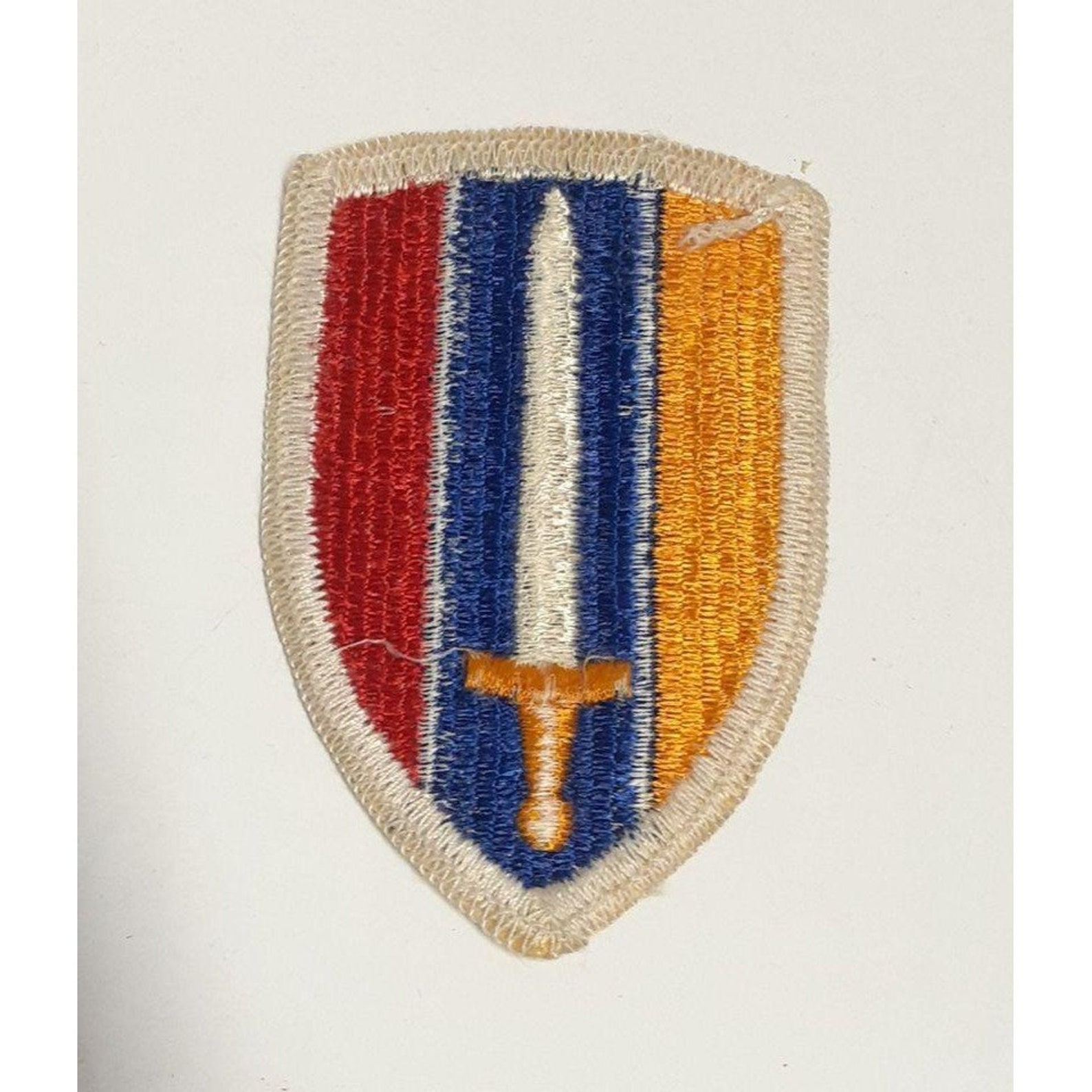 US Army USARV Vietnam Sword Patch SSI Full Color Insignia Etsy