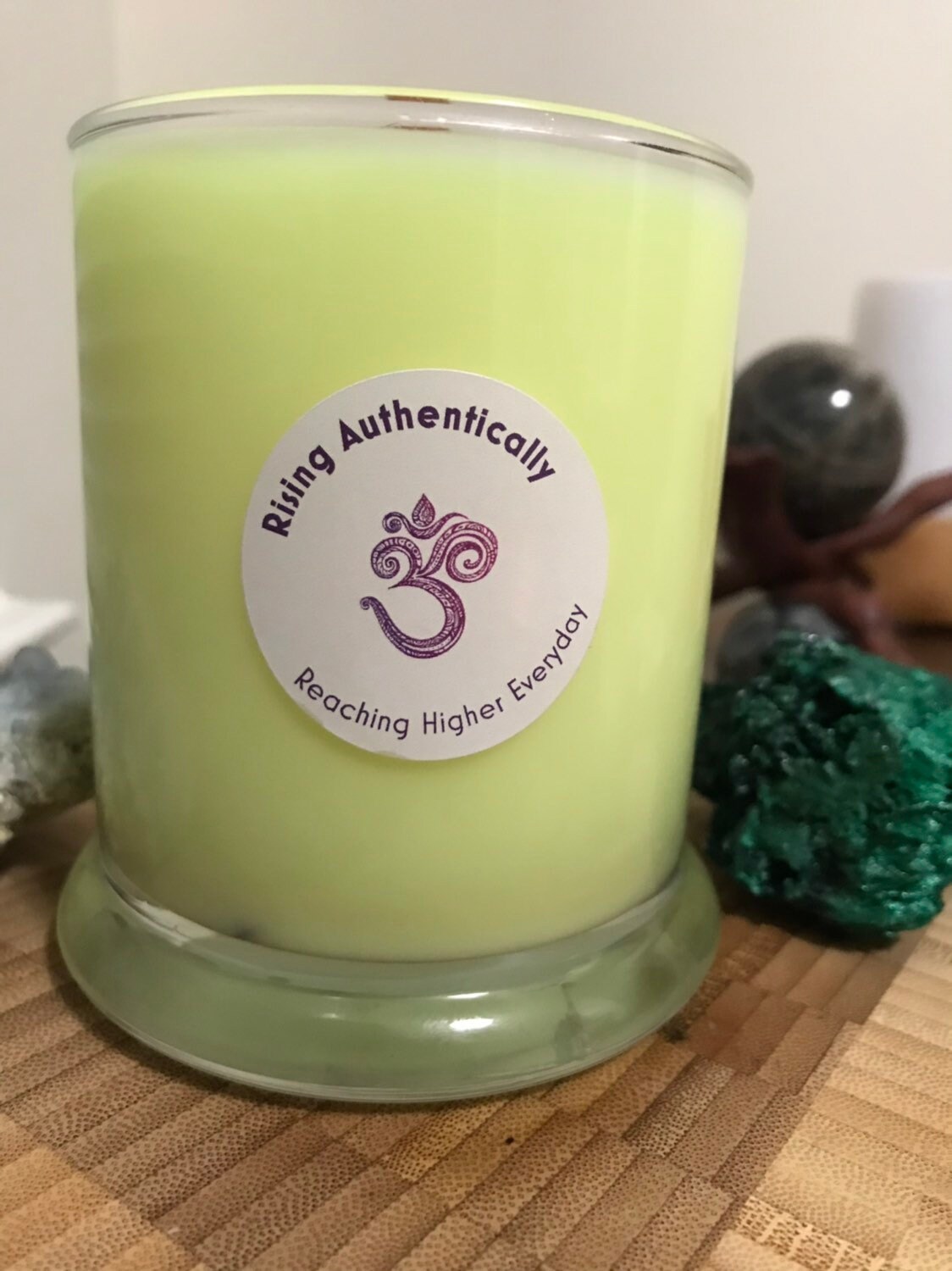High Vibe Eucalyptus Petitgrain & Lavender Candle /w small Etsy