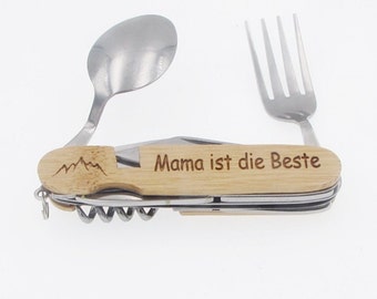 Camping Besteck Mama ist die Beste