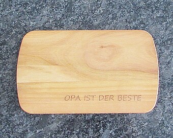 Kirschholz Frühstückbrett, Vesperbrett, Geschenk Ostern,Kostenloser Versand