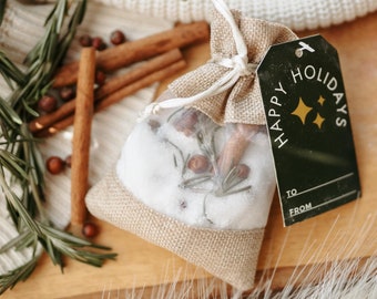 Festive Bath Soaks - Stocking Stuffers, Christmas Bath Salts. Party Favors Christmas. Small bulk Christmas gift. Bulk Christmas Bath Salts