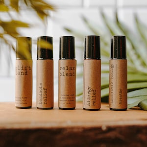 Allergy--BUZFEED Featured! All Natural, Allergy Roller, Aromatherapy Roller, Seasonal Allergies, Essential Oil Roller, Aromatherapy Roller