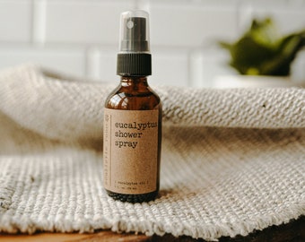 Eucalyptus Shower Spray | Wellness Gift, Spa Gift, Aromatherapy Gift for Her, Christmas Gift for Mom, Sister, Friend, Coworker, Boss, Wife