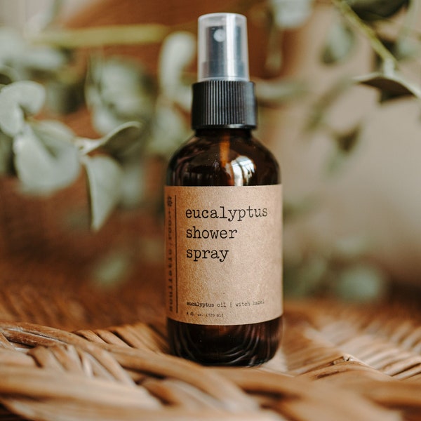 Eucalyptus Shower Spray, Aromatherapy Spray, Stress Relief, Steam Shower Spray, Essential Oil Spray, Self Care Gift