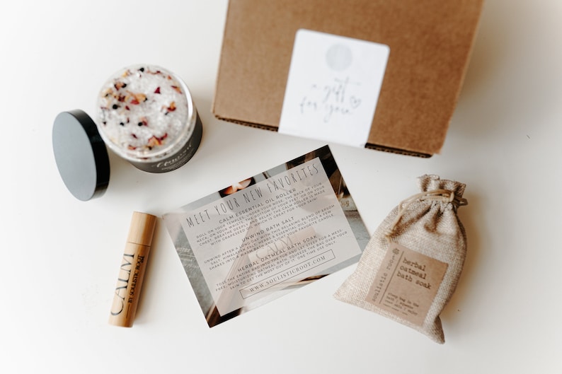 Relaxing Bath Gift Set for Women, Mothers Day Spa Gifts, Relaxing Mother's Day Gift Sets, Self Care Products for Women, Mothers Day Gift Set image 1