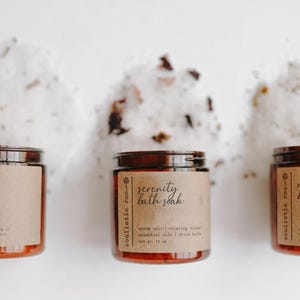 Bath Soaks - Natural, Bath Salts, Relaxing Bath, Rose Bath, Eucalyptus Bath, Epsom Salts, Herbal Bath Salt, Muscle Ache, Bath Tea, Spa Gift