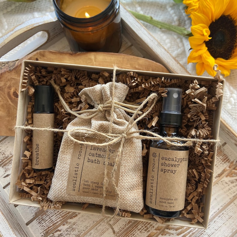 Relaxing Gift Set for Her Spa Gift Box Coworker Gift Ready Etsy