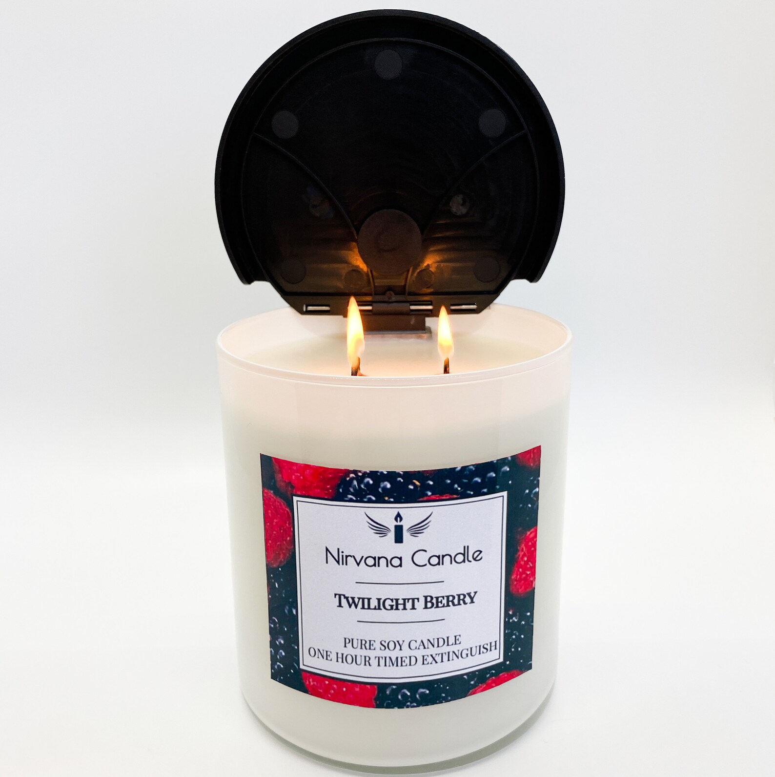 Autoextinguish Candle Wood Wick Worry Free Candle Etsy